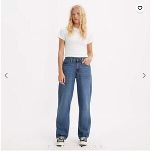 Levi's premium baggy dad performance cool jeans in blue utopia